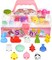 50-Pack Mochi Squishy Toys for Kids – Kawaii Mini Squishies, Party Favors, Stress Relief Fidget Toys, Classroom Prizes, Birthday, Christmas, Easter & Valentine’s Day Gifts